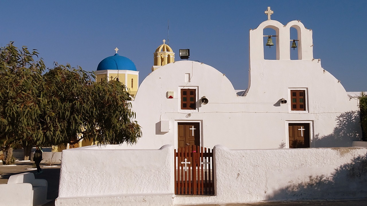 greece santorini architecture free photo