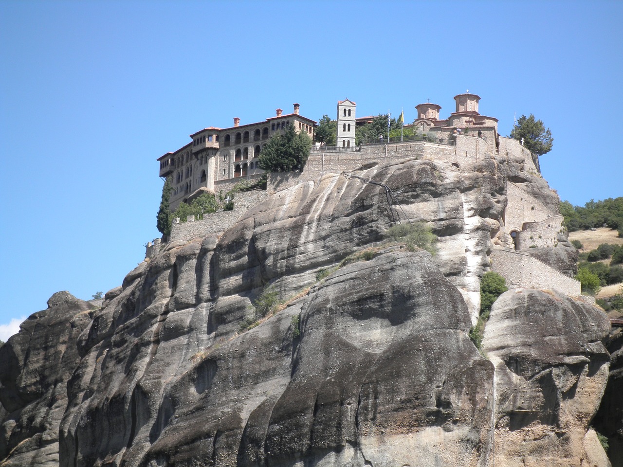 greece meteora monastery free photo