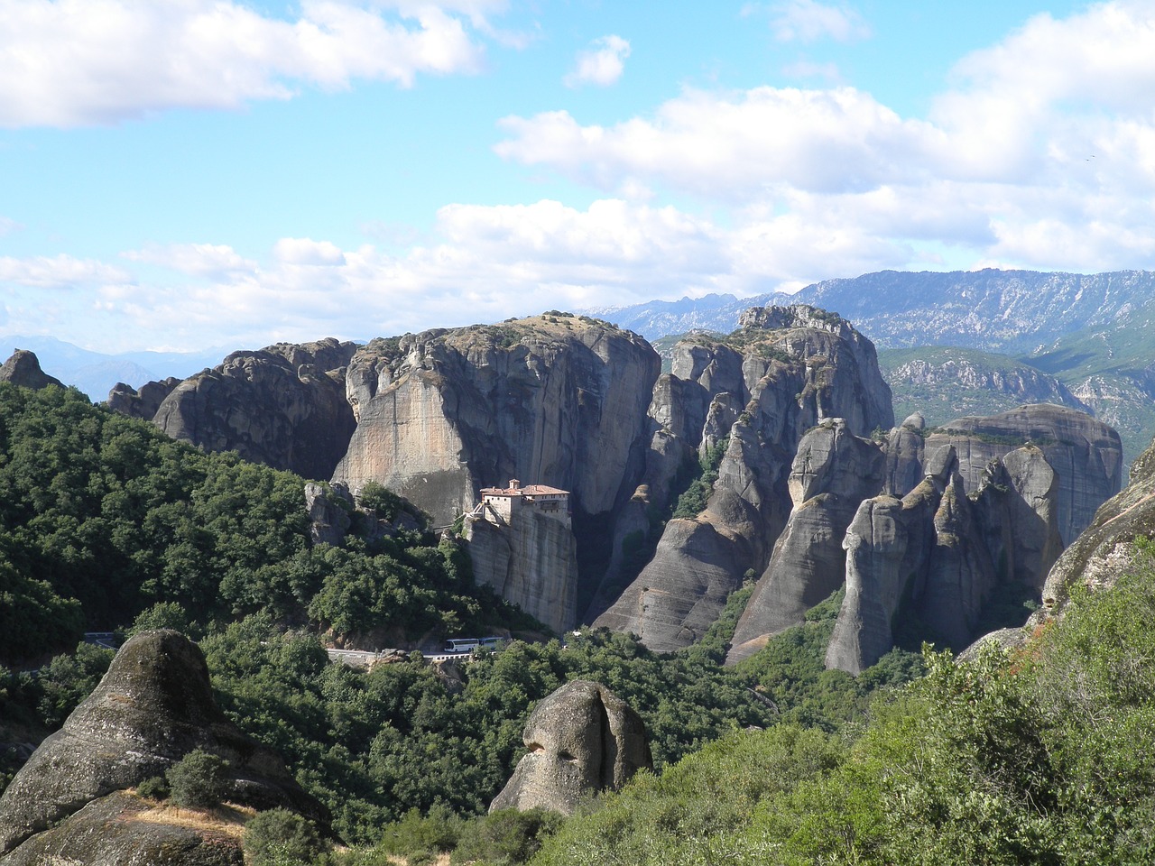 greece meteora monastery free photo