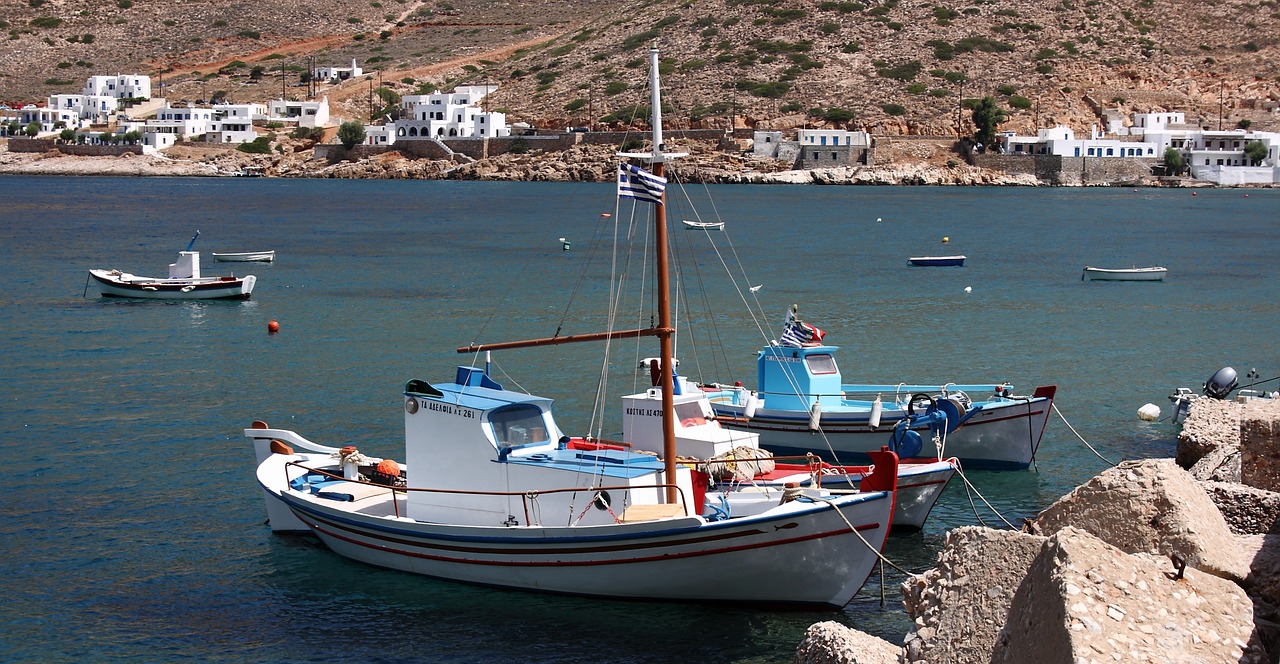 greece boat mediterranean free photo