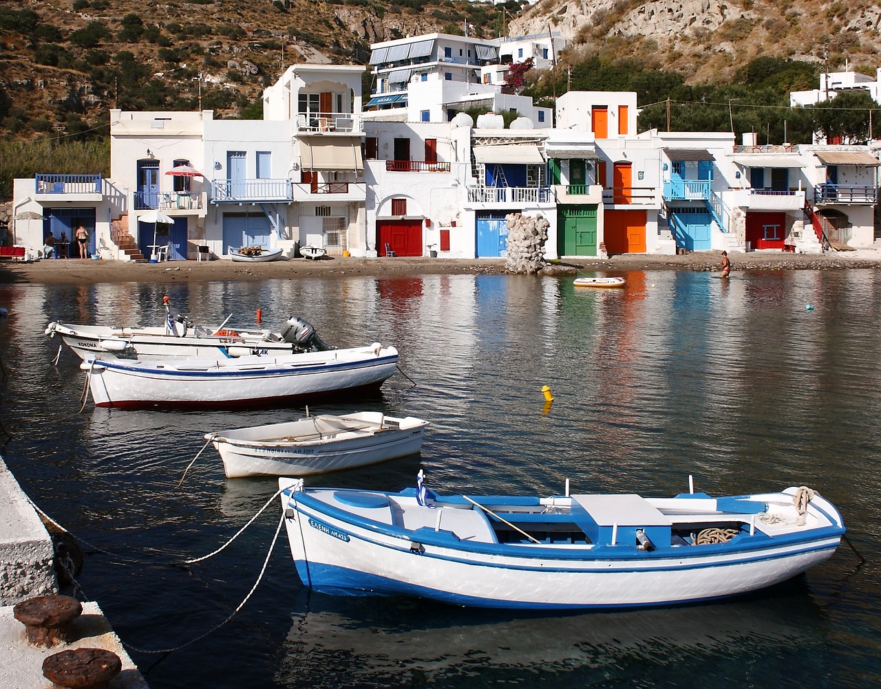 greece milos boat free photo