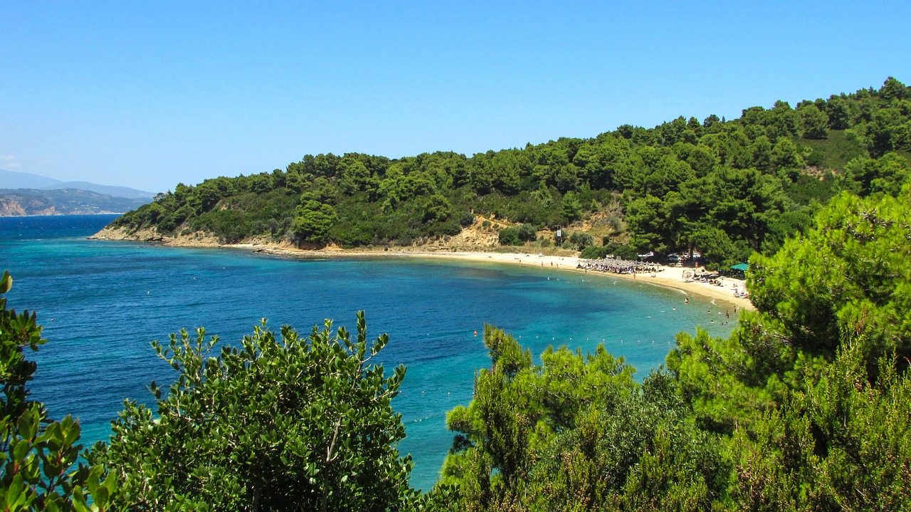 greece skiathos ayia eleni beach free photo