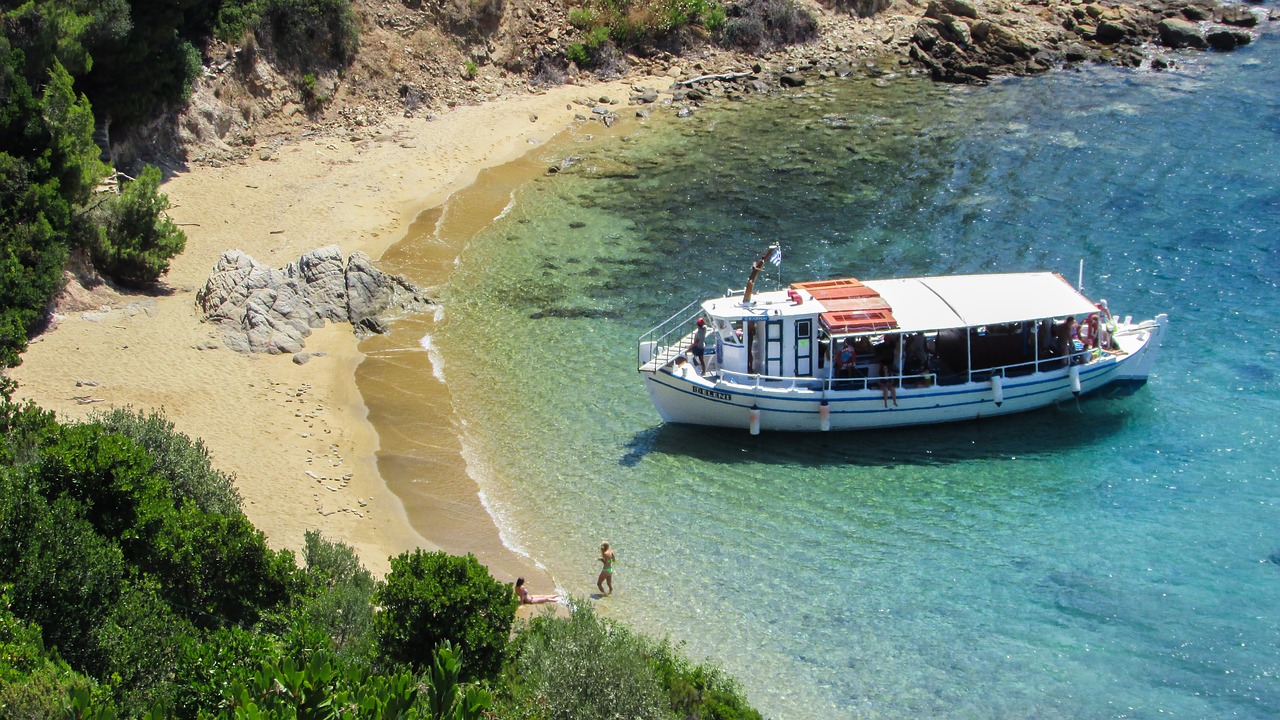 greece skiathos diamanti beach free photo