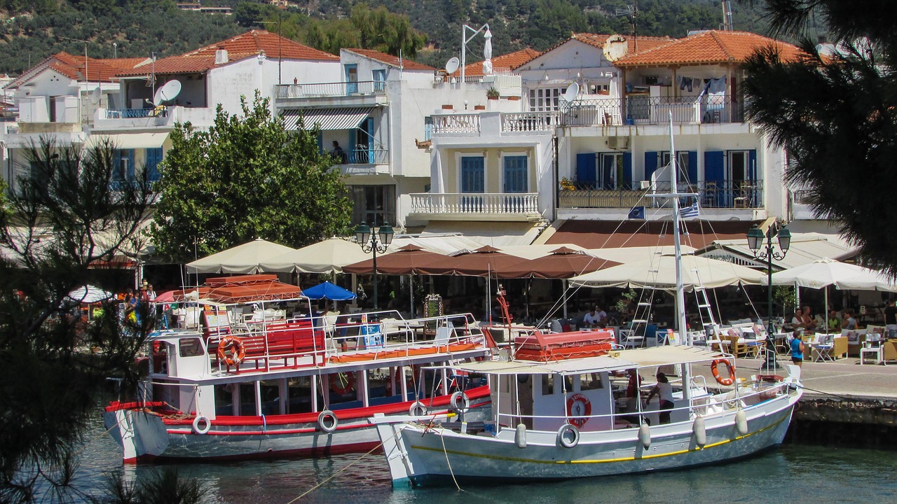 greece skiathos port free photo