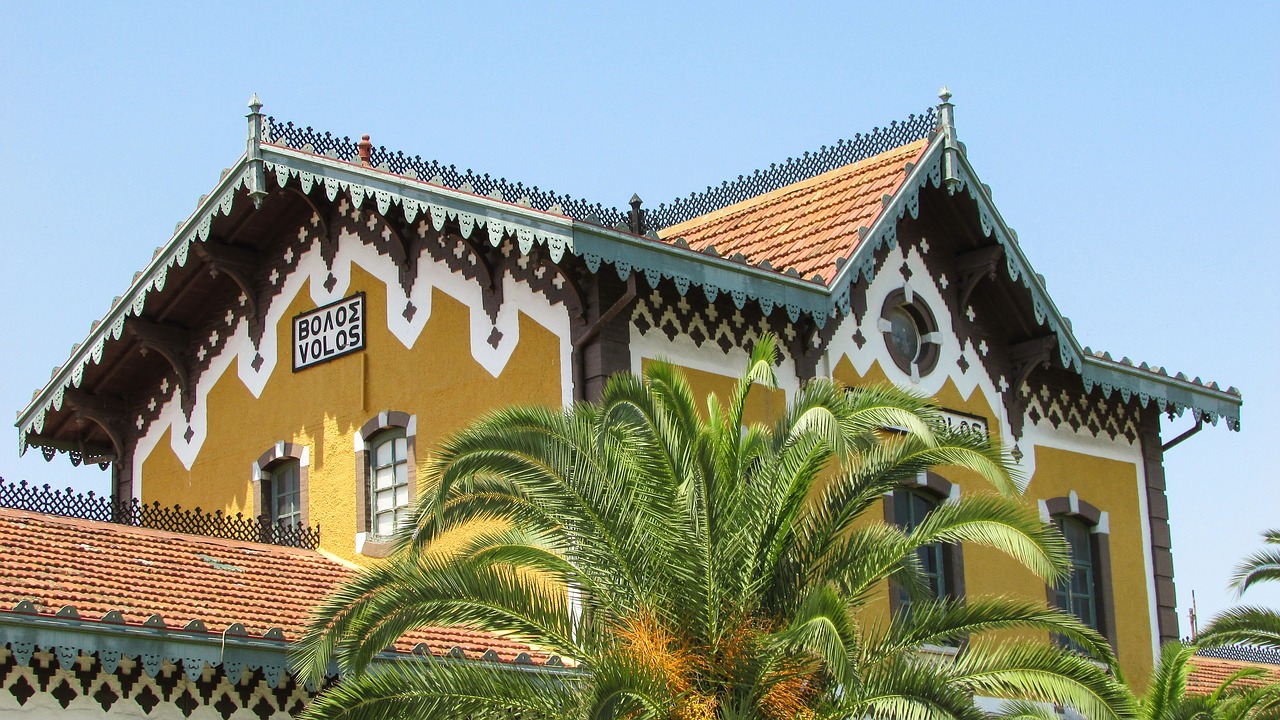 greece volos railway station free photo