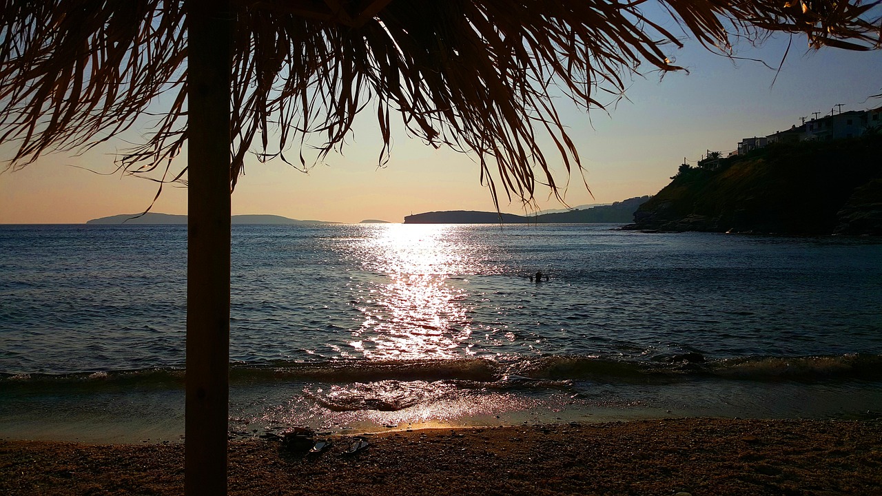 greece beach andros free photo