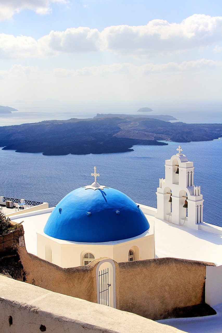 greece santorini church free photo