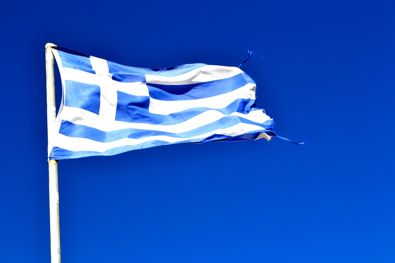 greece flag greek flag free photo