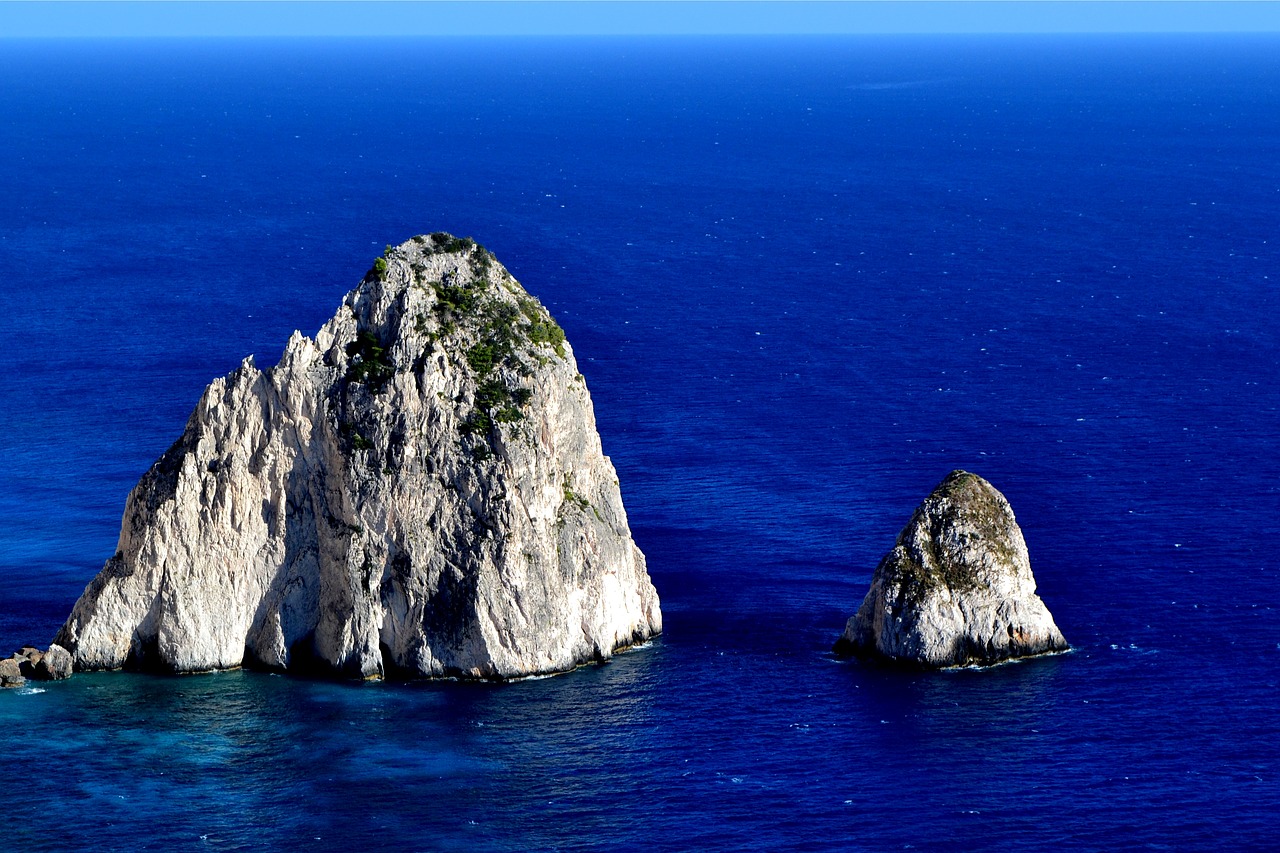 greece zakynthos rocks free photo