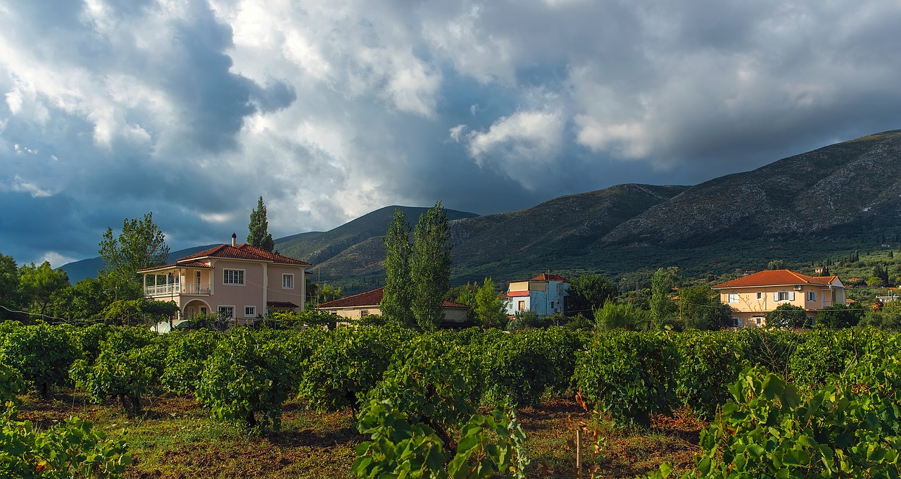 greece mountains landscape free photo