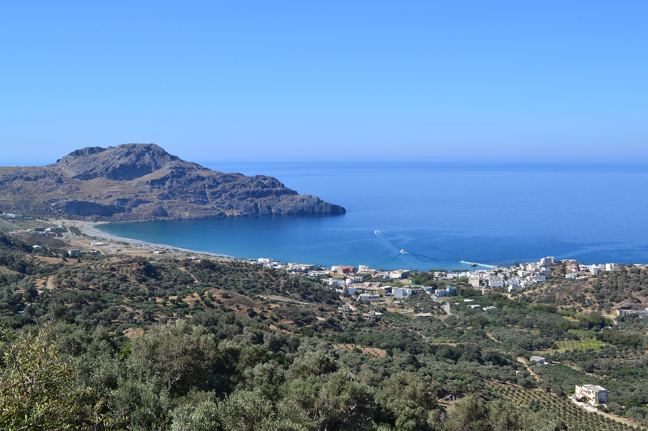 greece crete landscape free photo