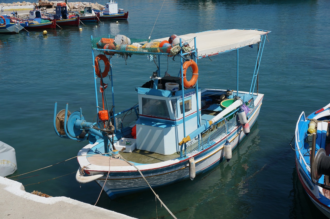 greece boat sun free photo