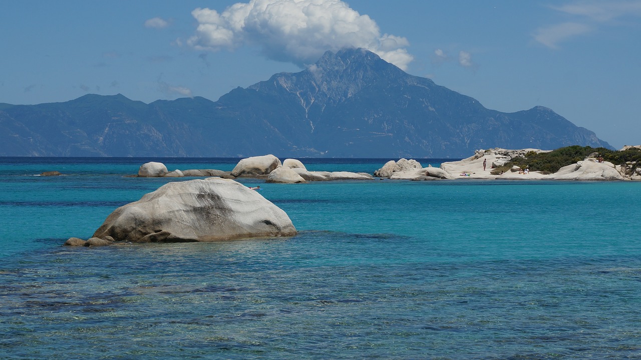 greece calkidiki rocks free photo