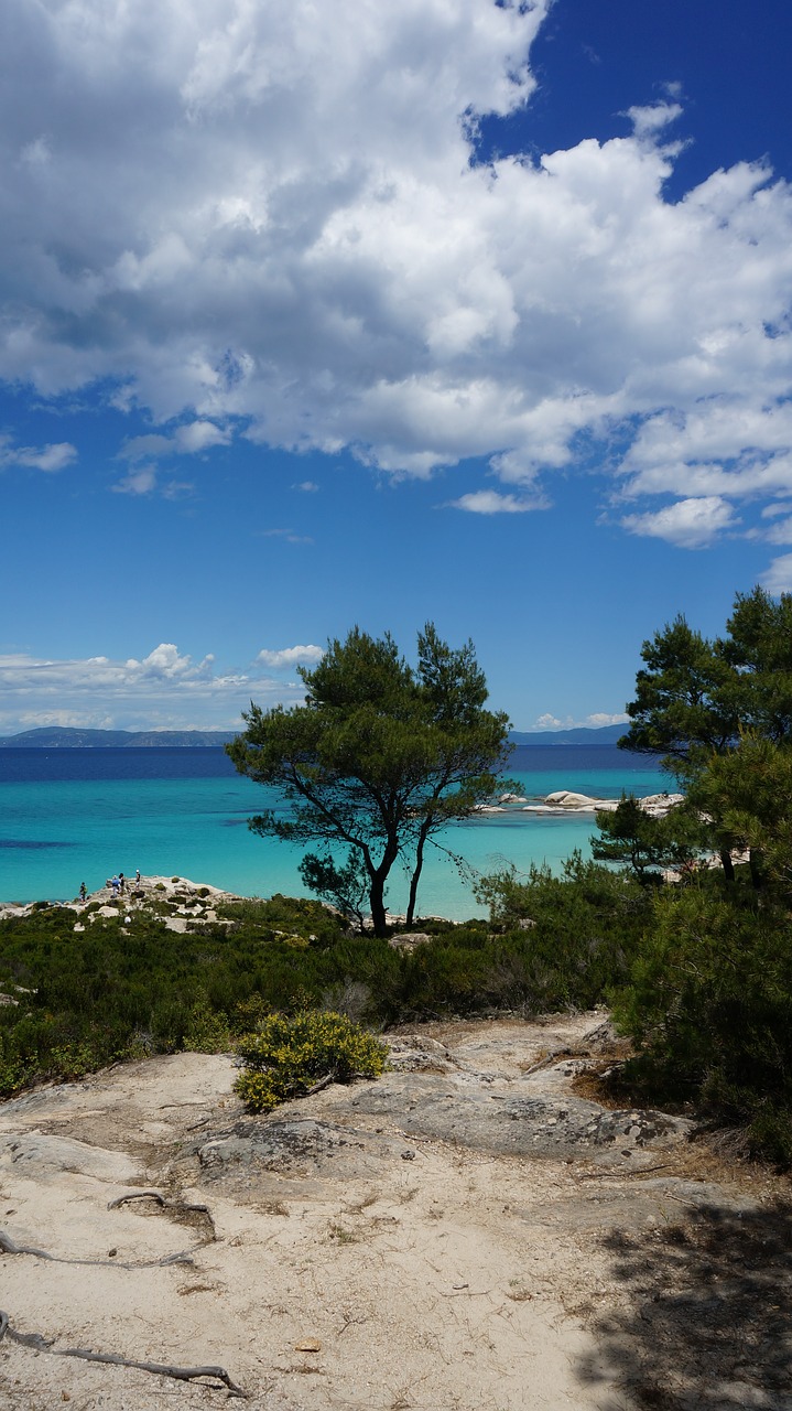 greece calkidiki rocks free photo