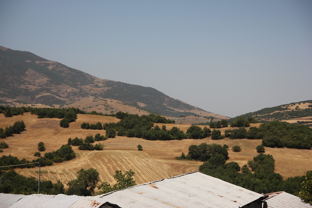 greece mountains hills free photo