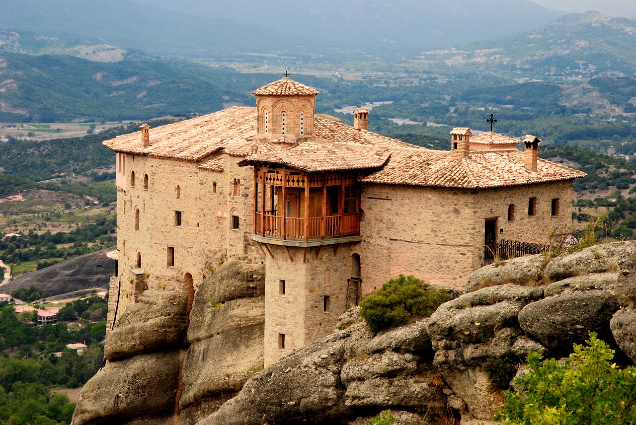 greece kalabaka monastery free photo