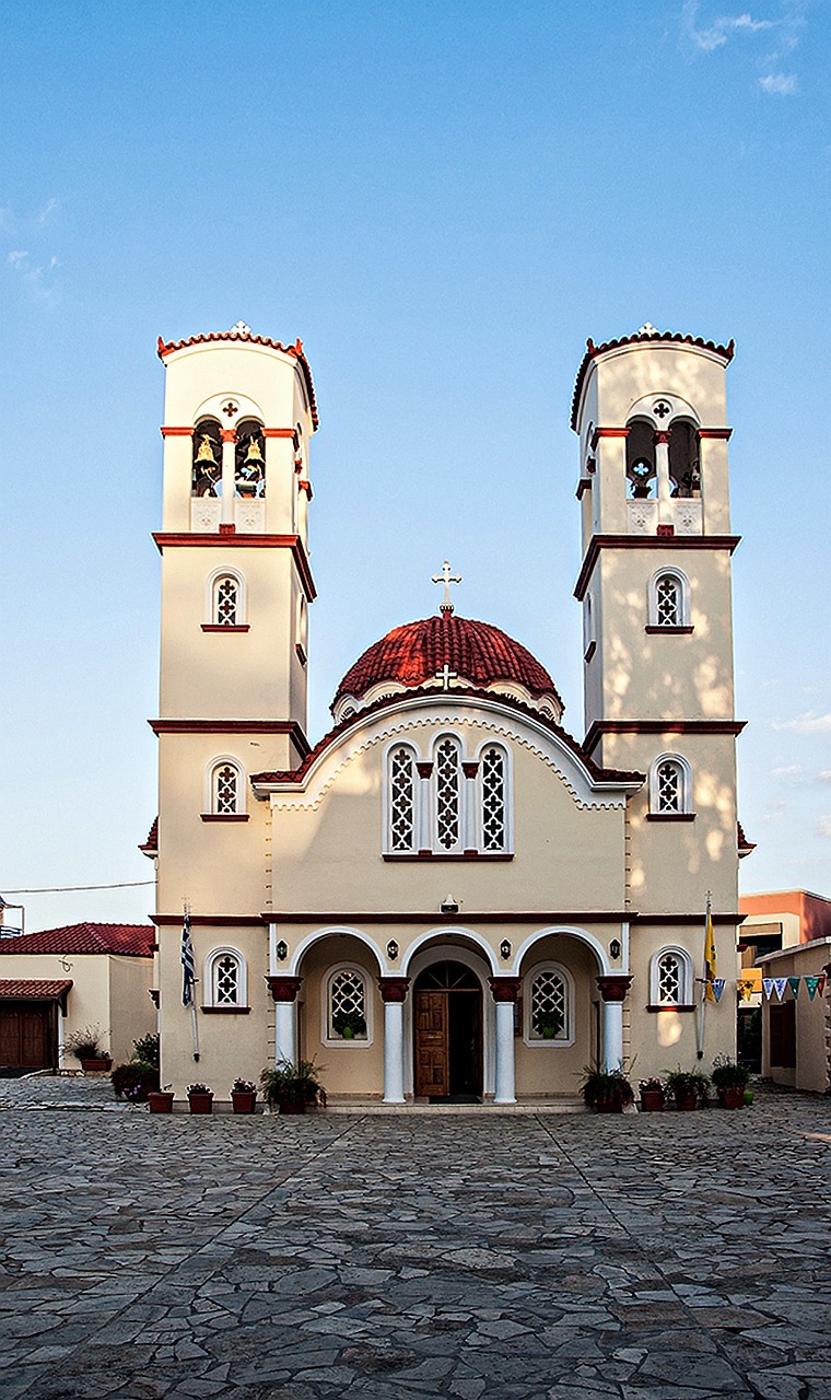 greece island greek church free photo