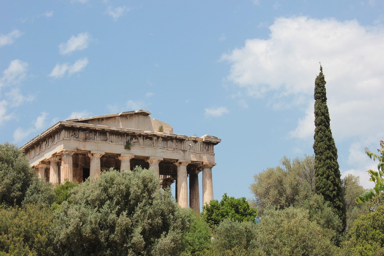 greece greek temple free photo