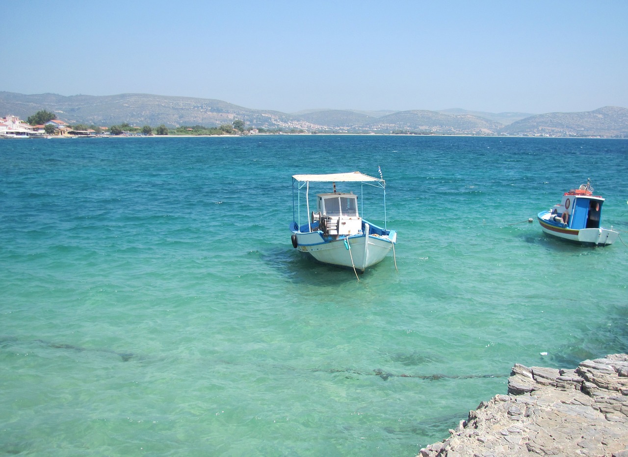greece samos boat free photo