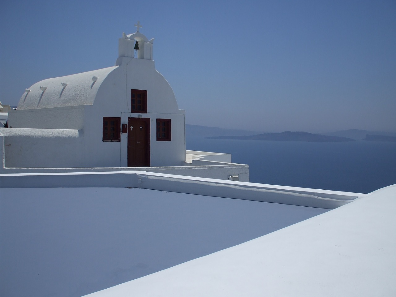 greece santorini island free photo