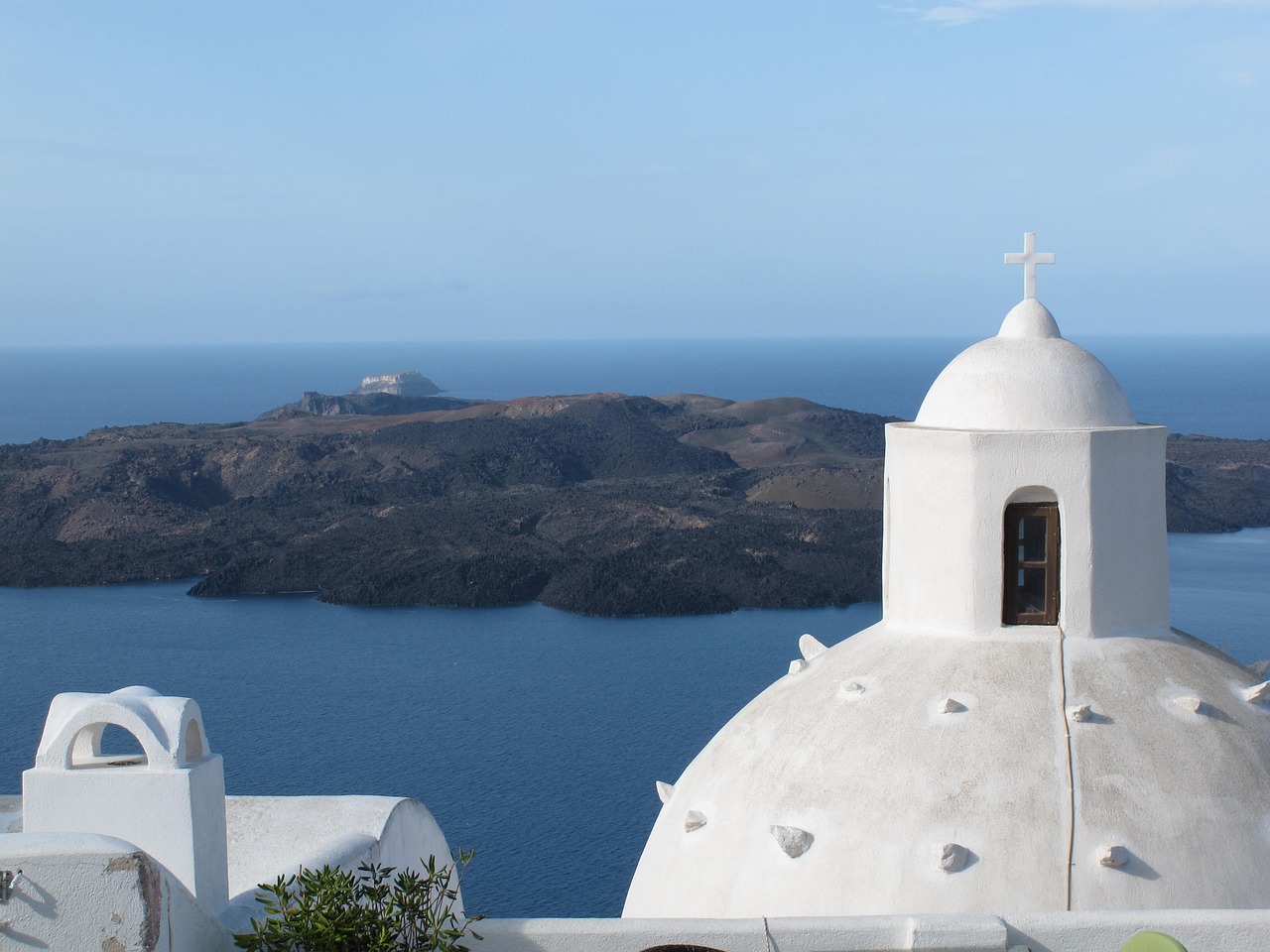 greece santorini church free photo