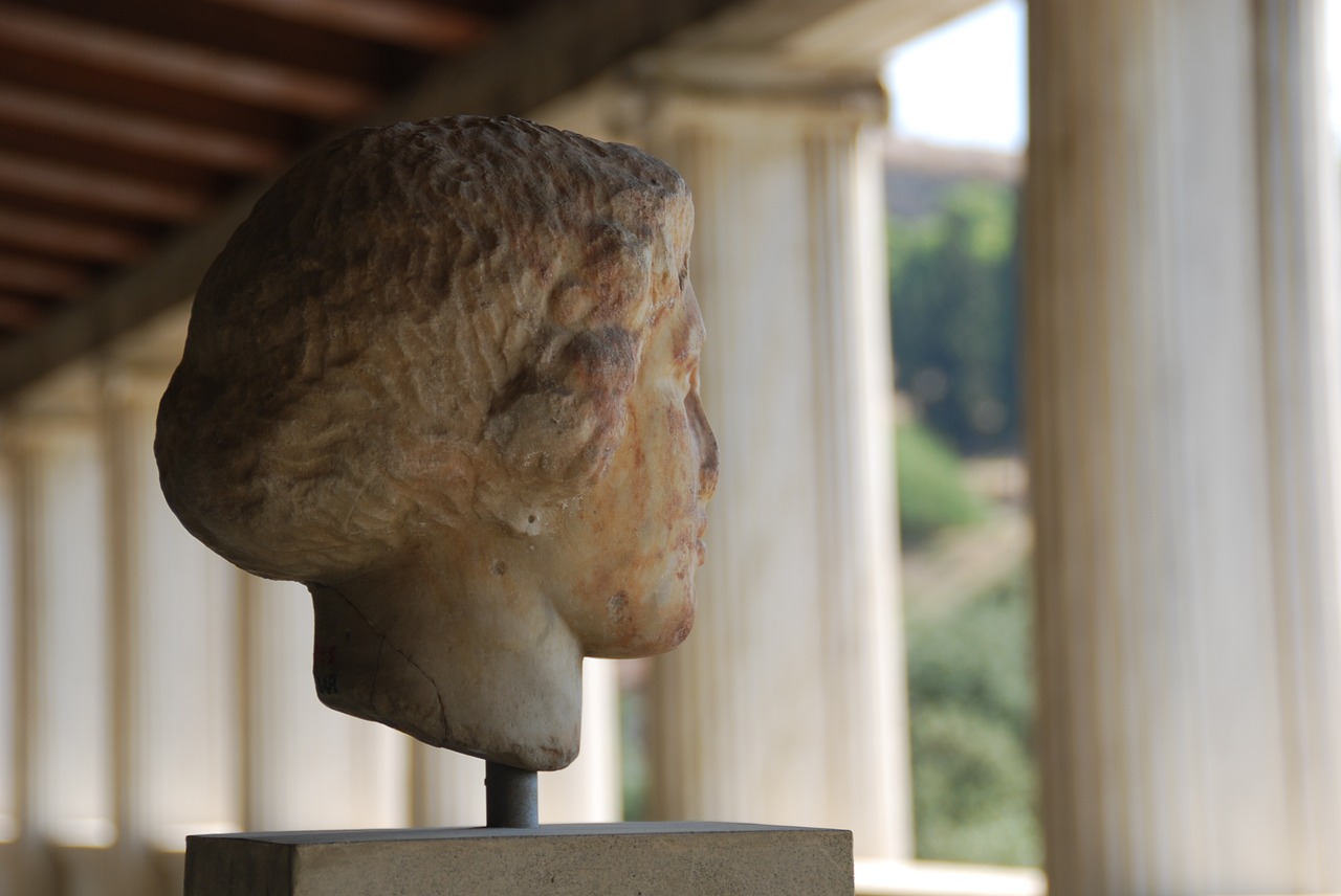 greece sculpture column free photo