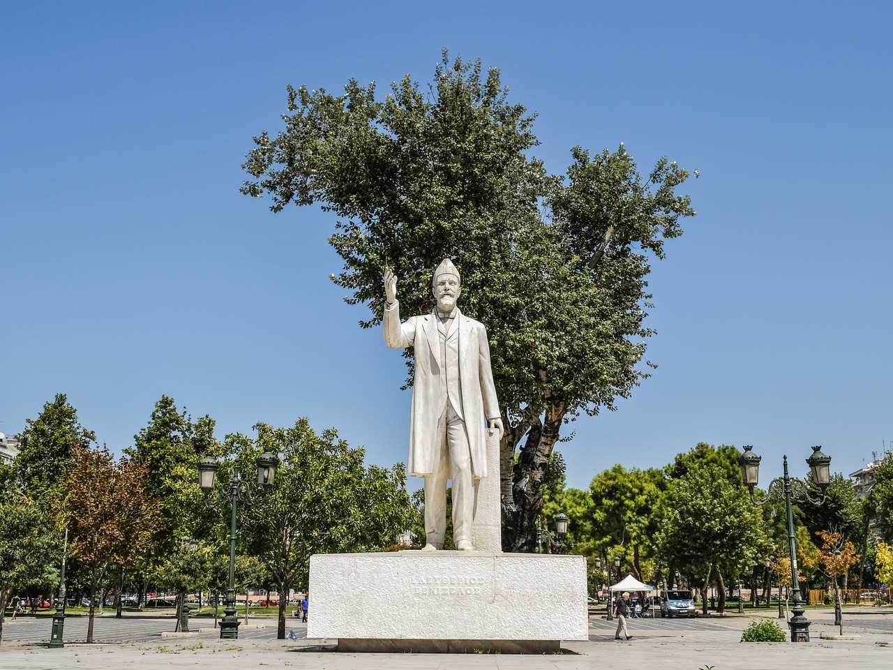 greece thessaloniki statue free photo