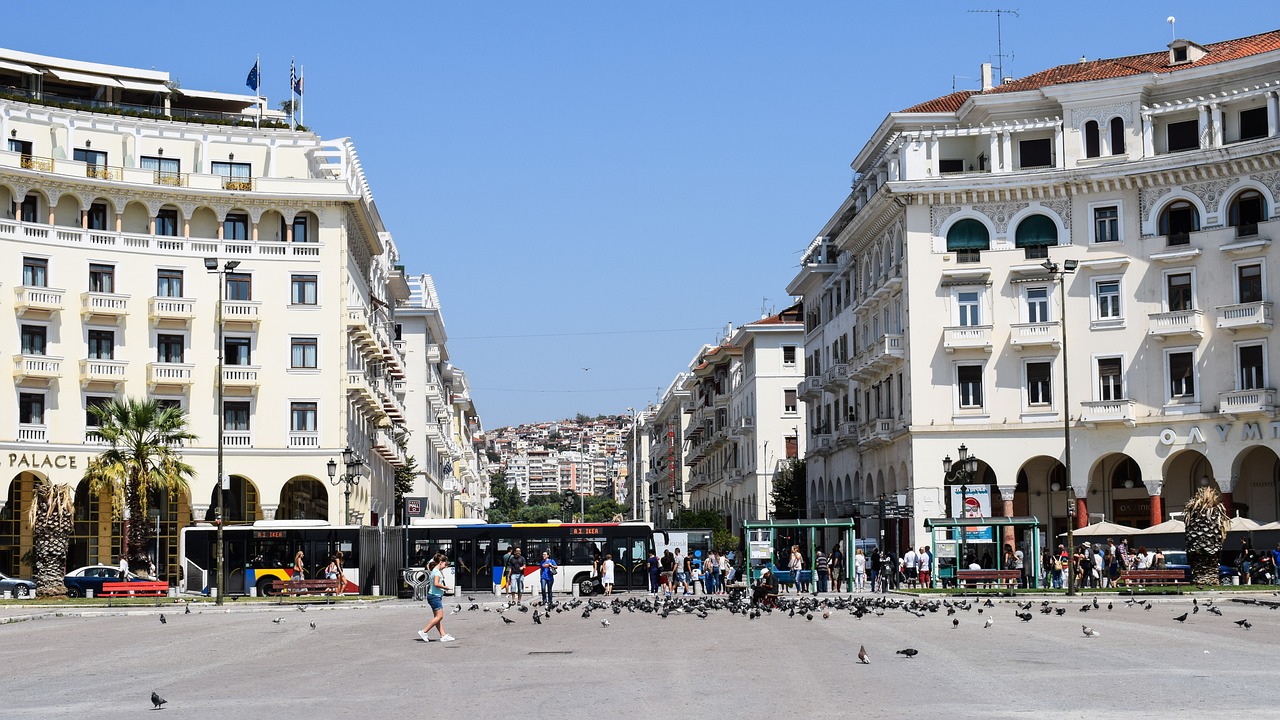 greece thessaloniki city free photo