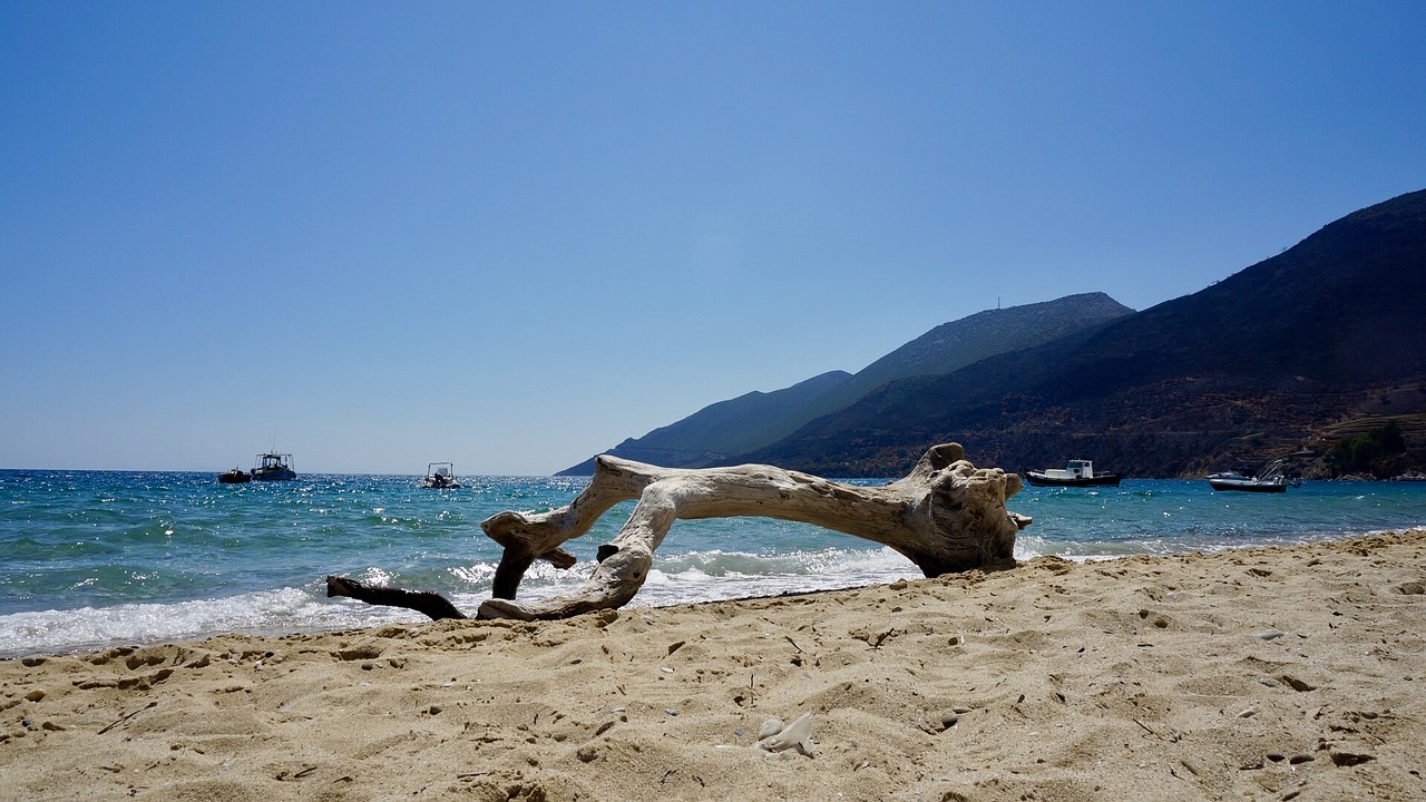 greece beach sea free photo