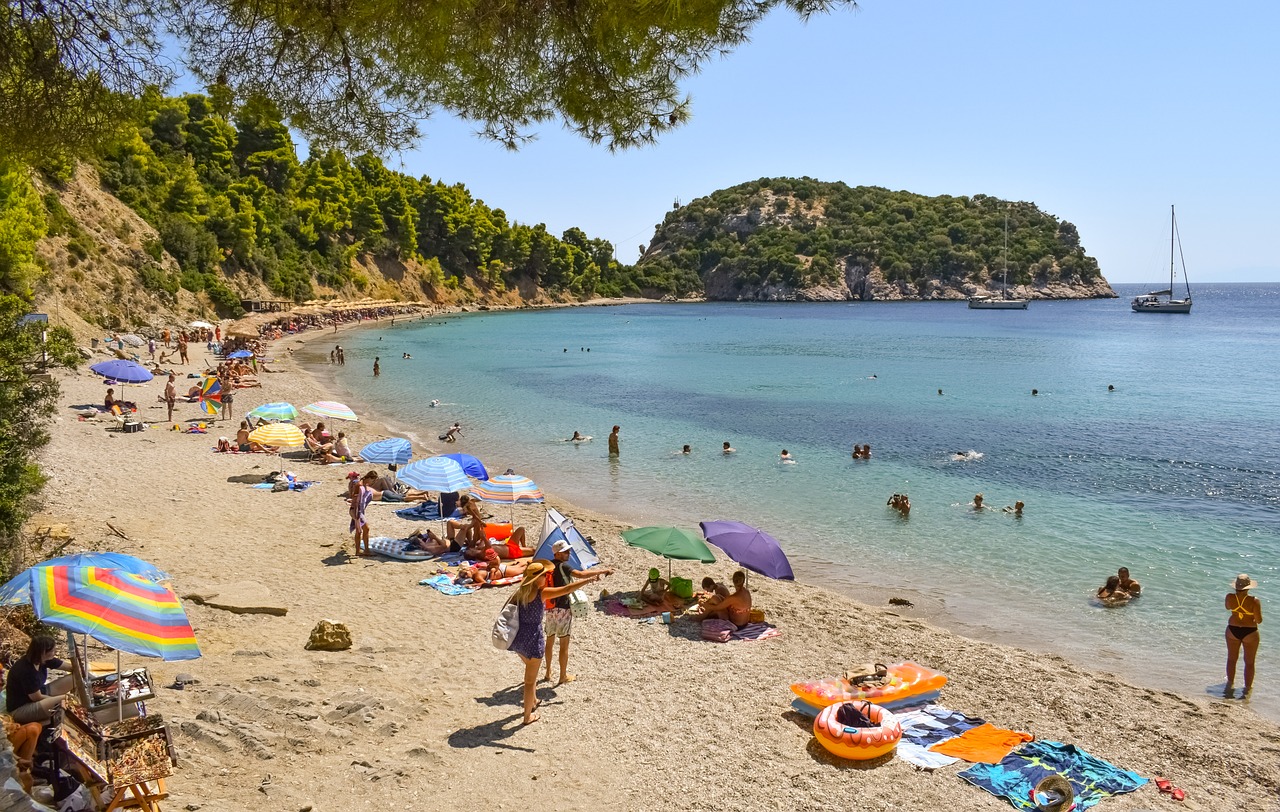 greece skopelos beach free photo