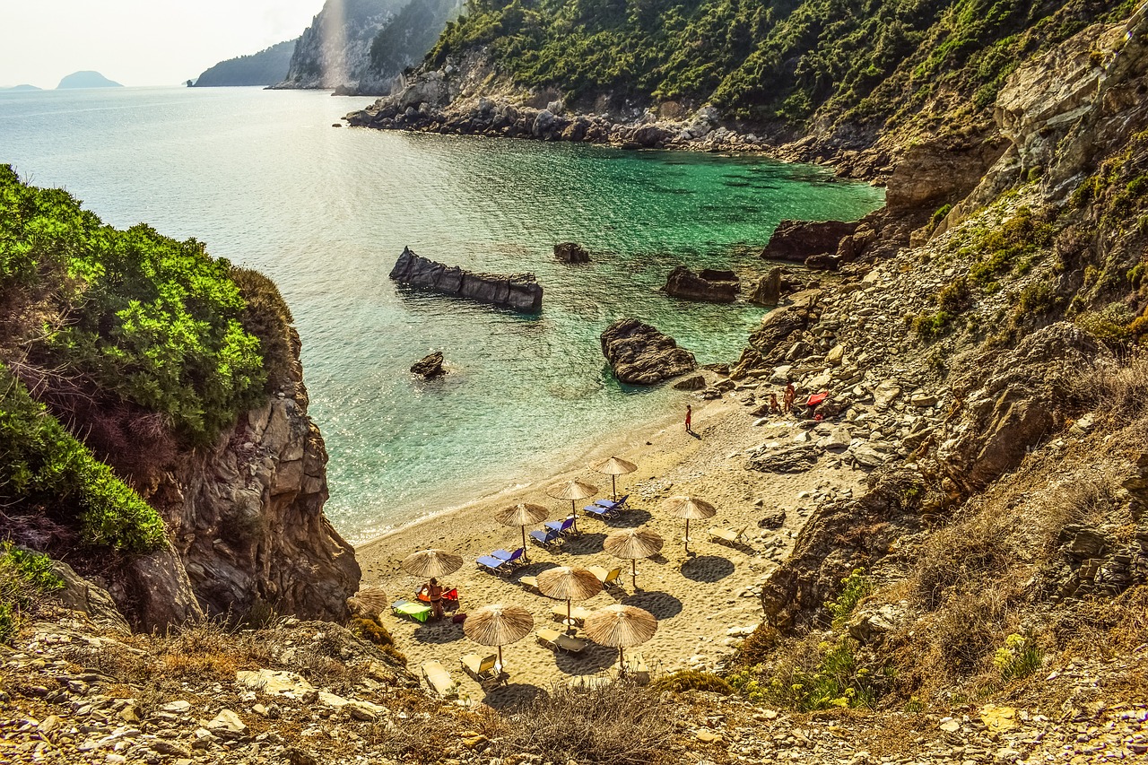 greece skopelos beach free photo