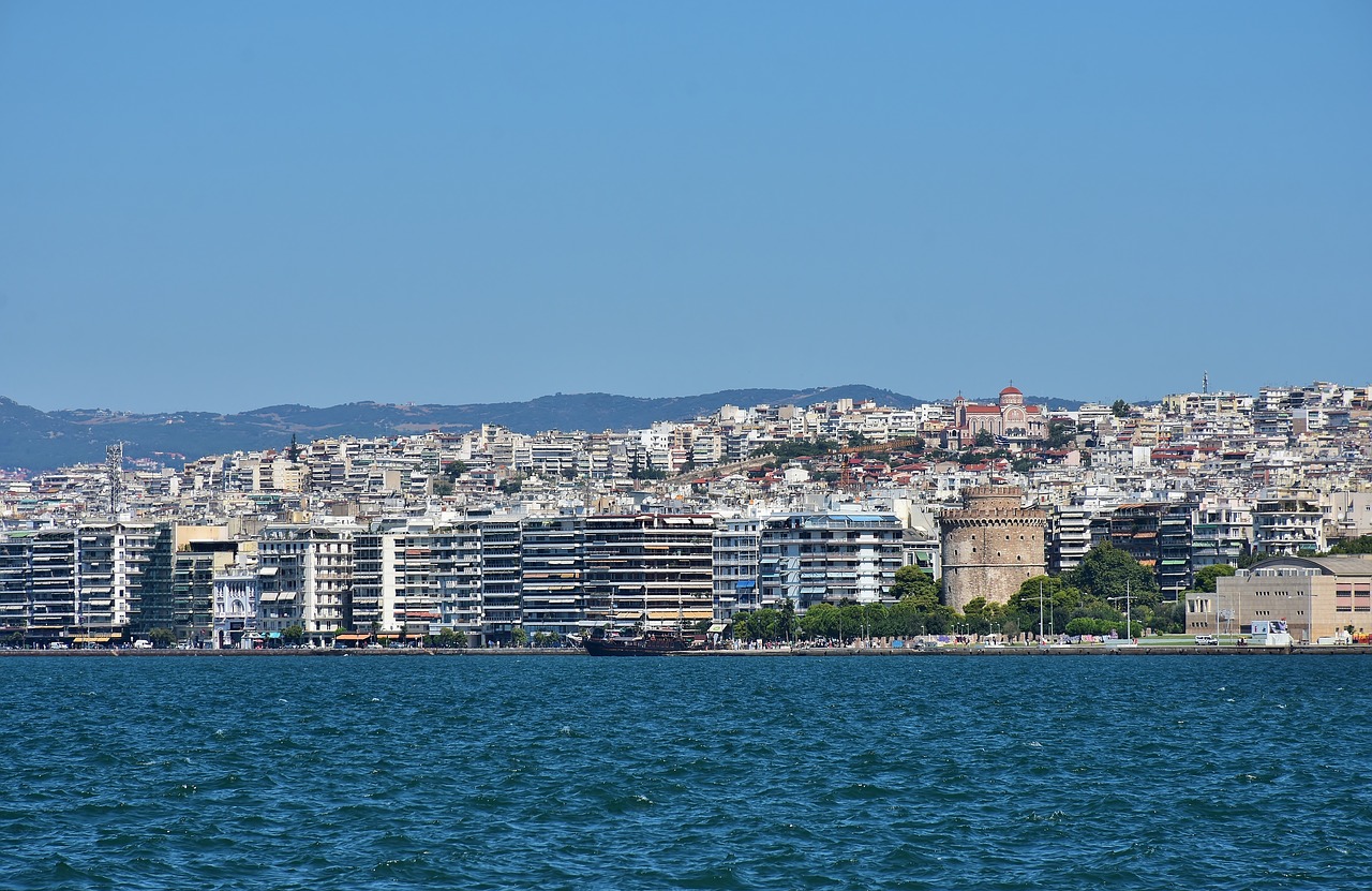 greece thessaloniki city free photo
