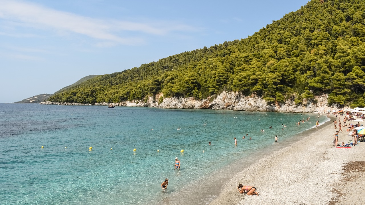 greece skopelos beach free photo