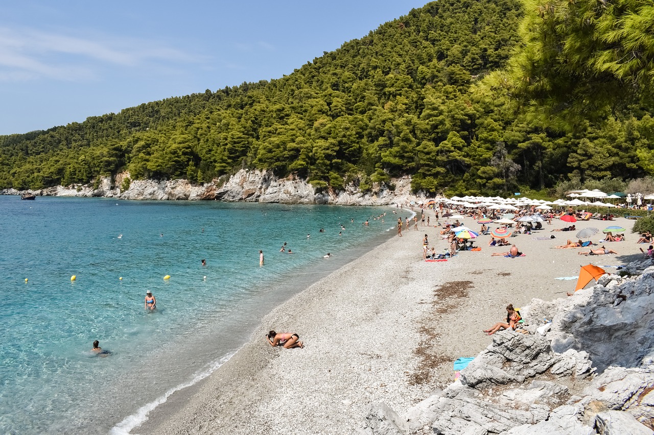 greece skopelos beach free photo