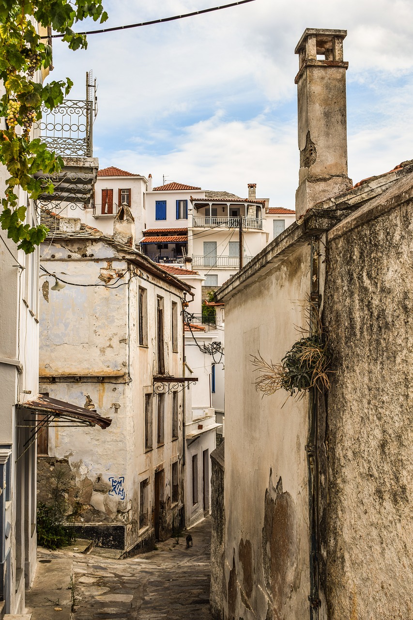 greece skopelos chora free photo