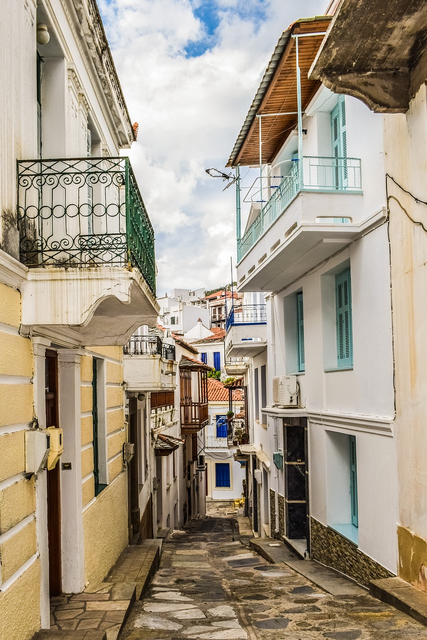 greece skopelos chora free photo