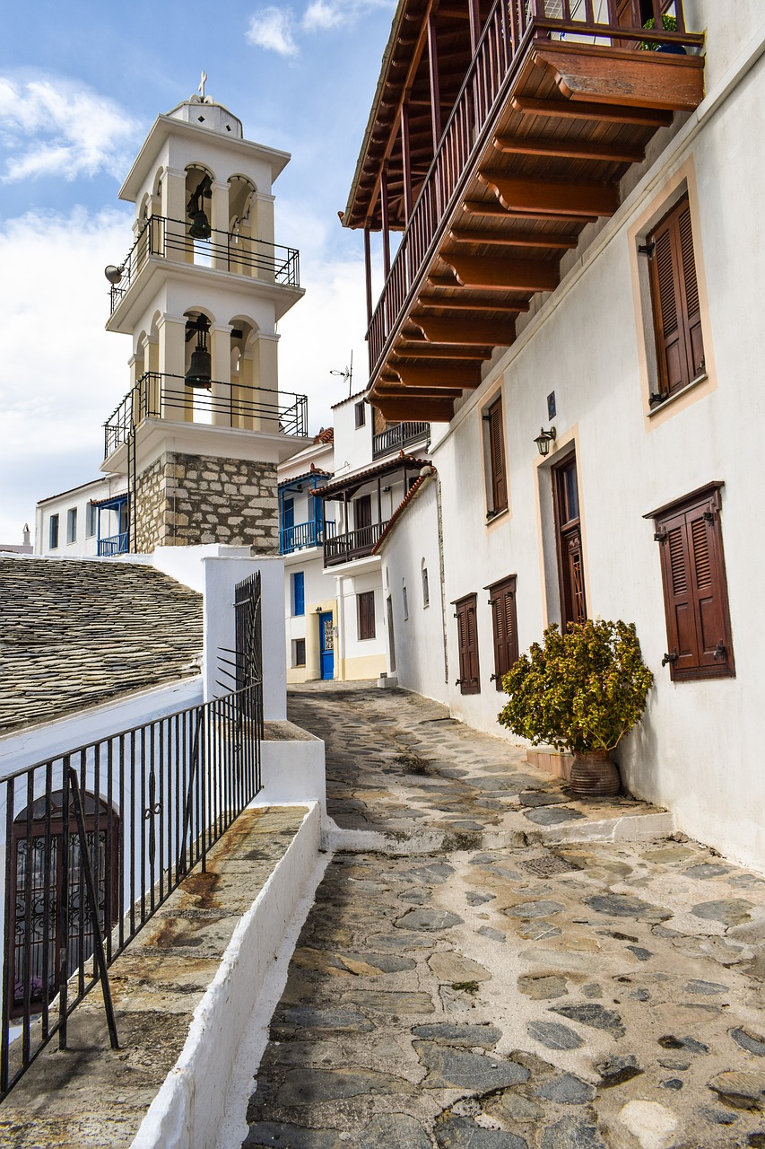 greece skopelos chora free photo