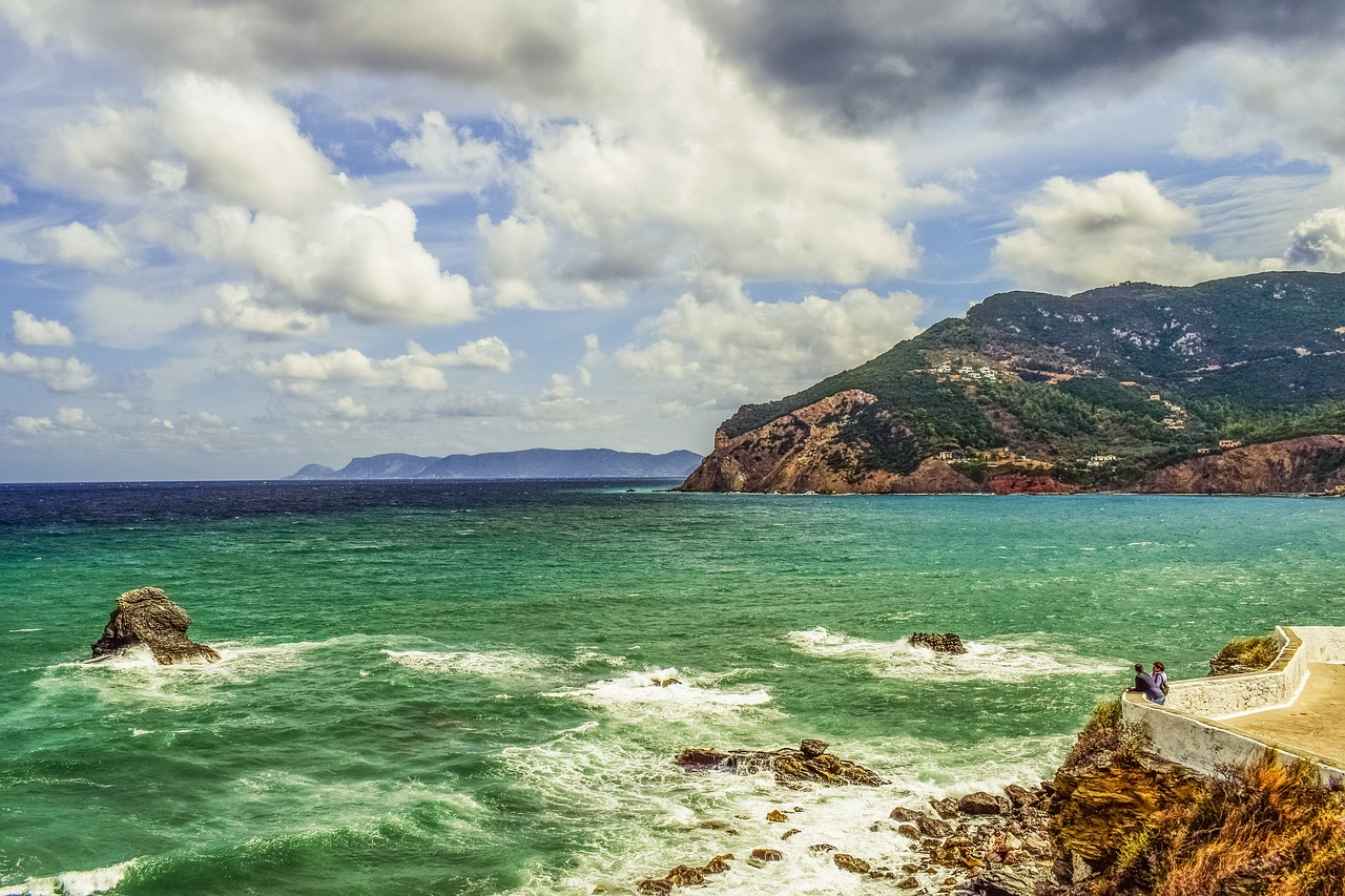 greece skopelos landscape free photo