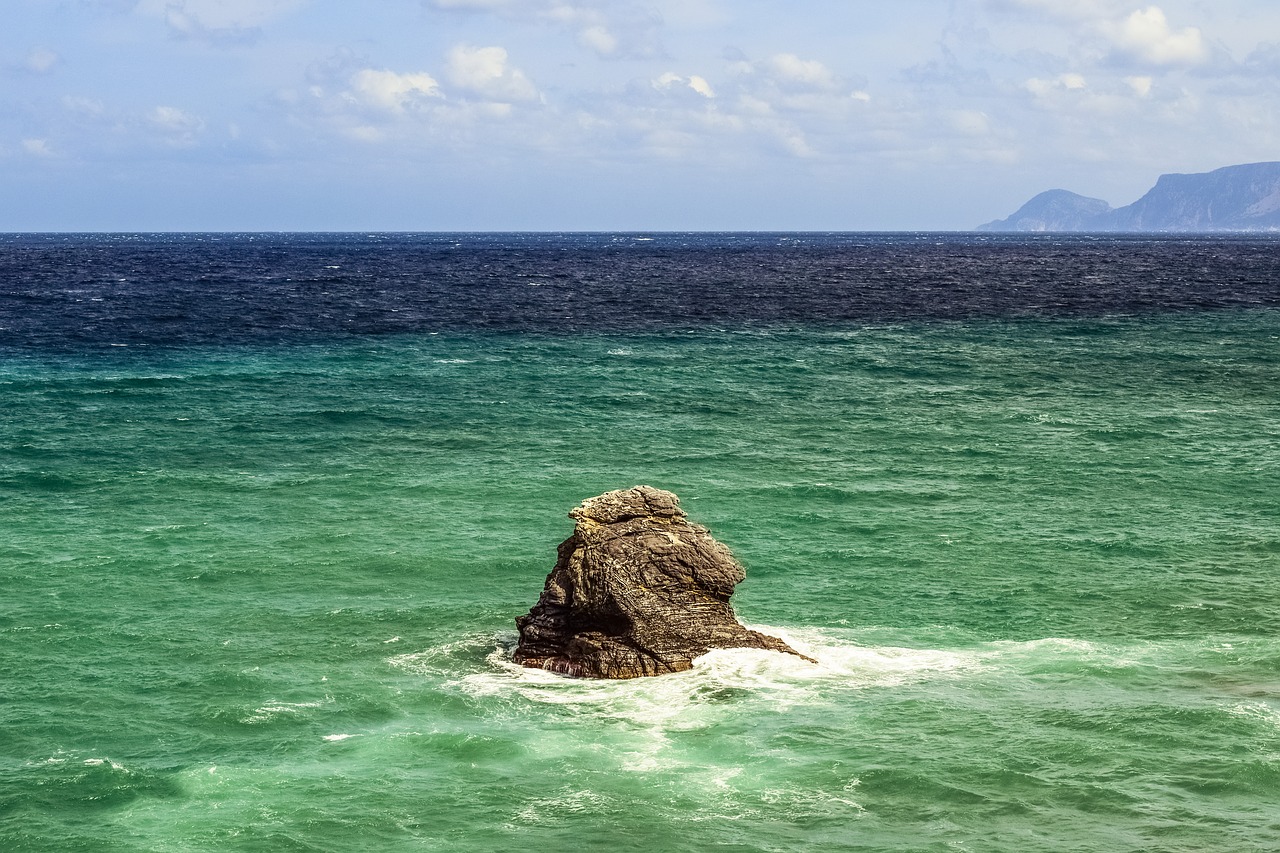 greece skopelos rock free photo