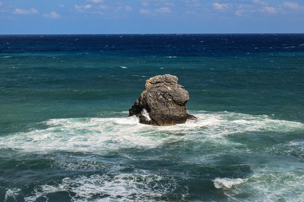 greece skopelos rock free photo