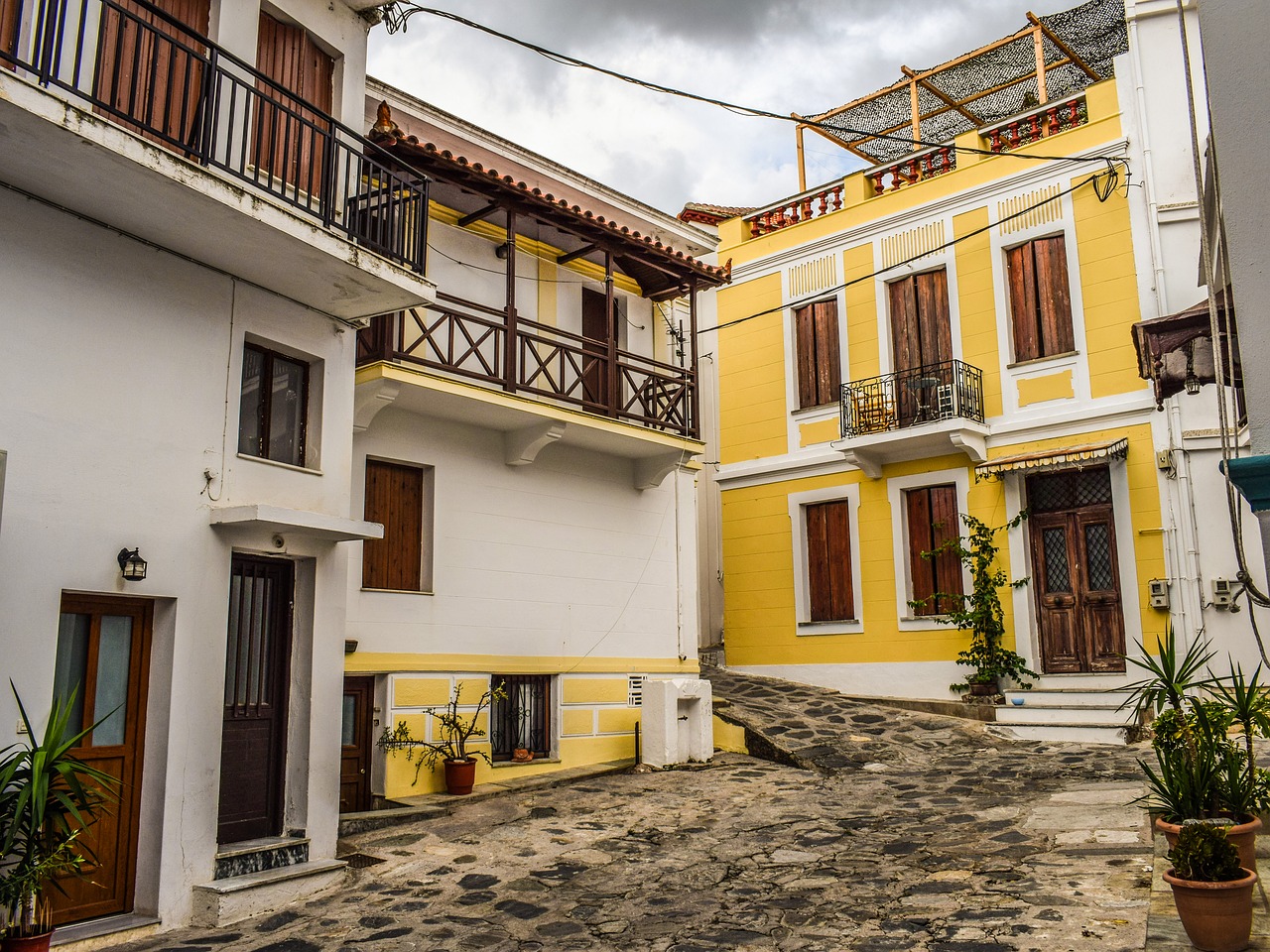 greece skopelos chora free photo