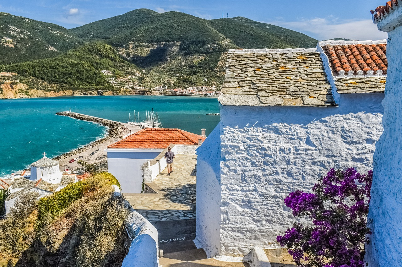 greece skopelos architecture free photo