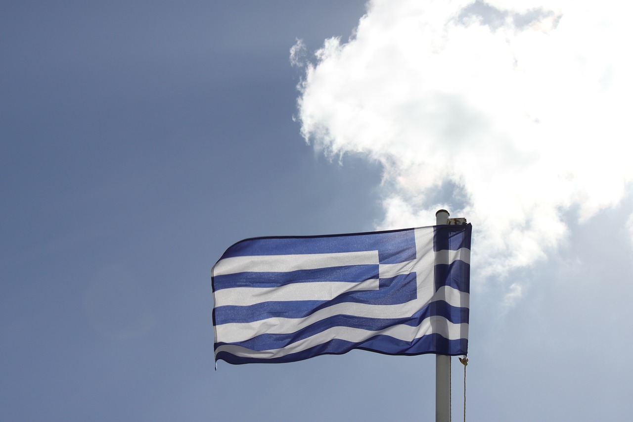 greece flag holiday free photo