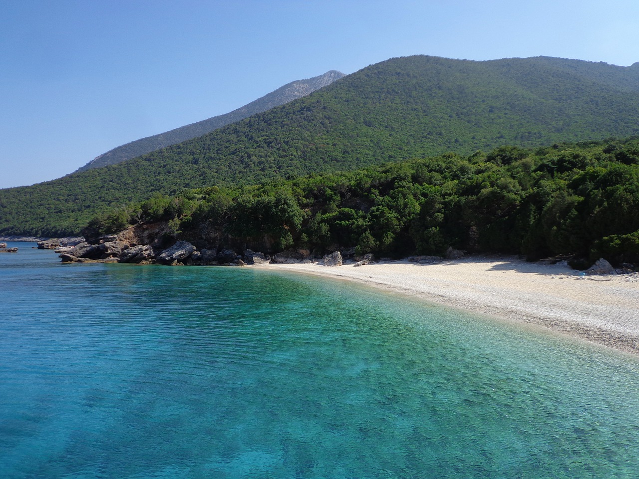 greece  kefalonia  beach free photo