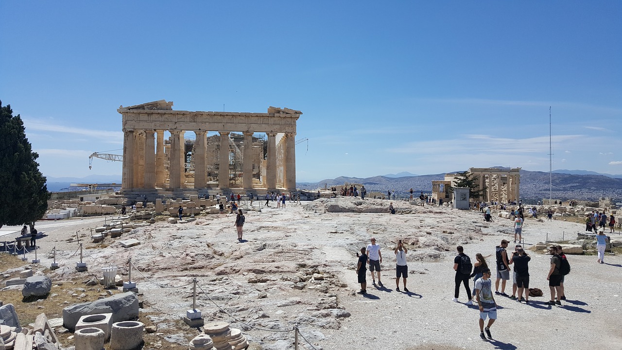 greece  athens  scattered stone free photo