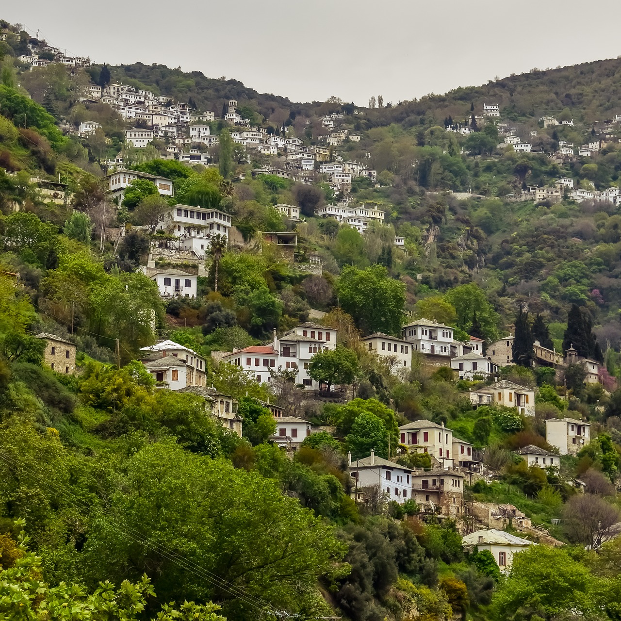 greece  pelio  makrinitsa free photo