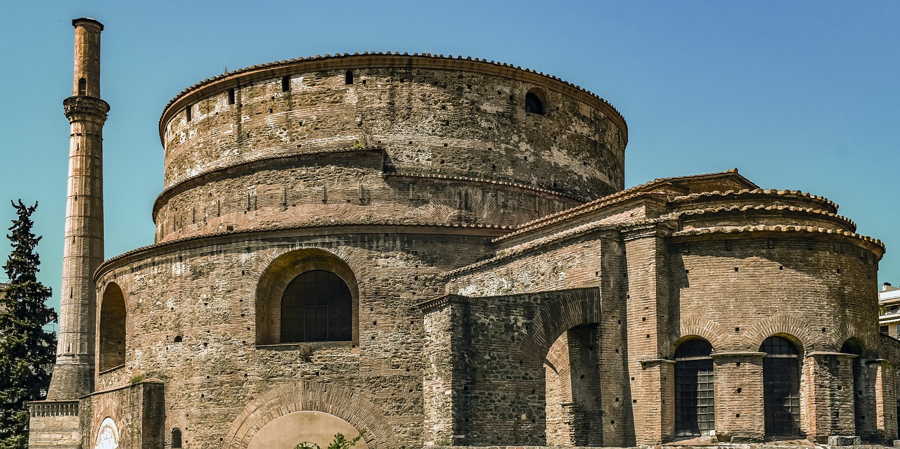 greece  thessaloniki  rotunda of galerius free photo