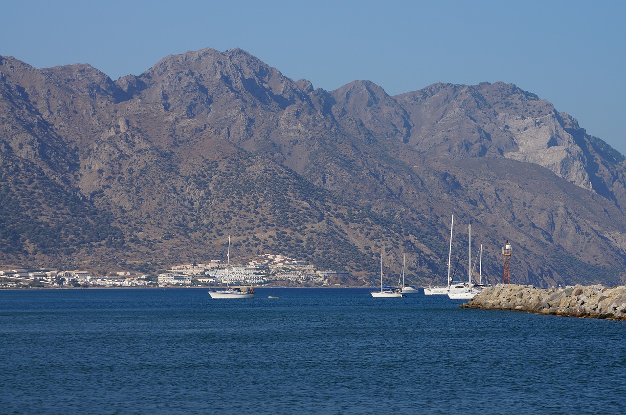 greece boats port free photo