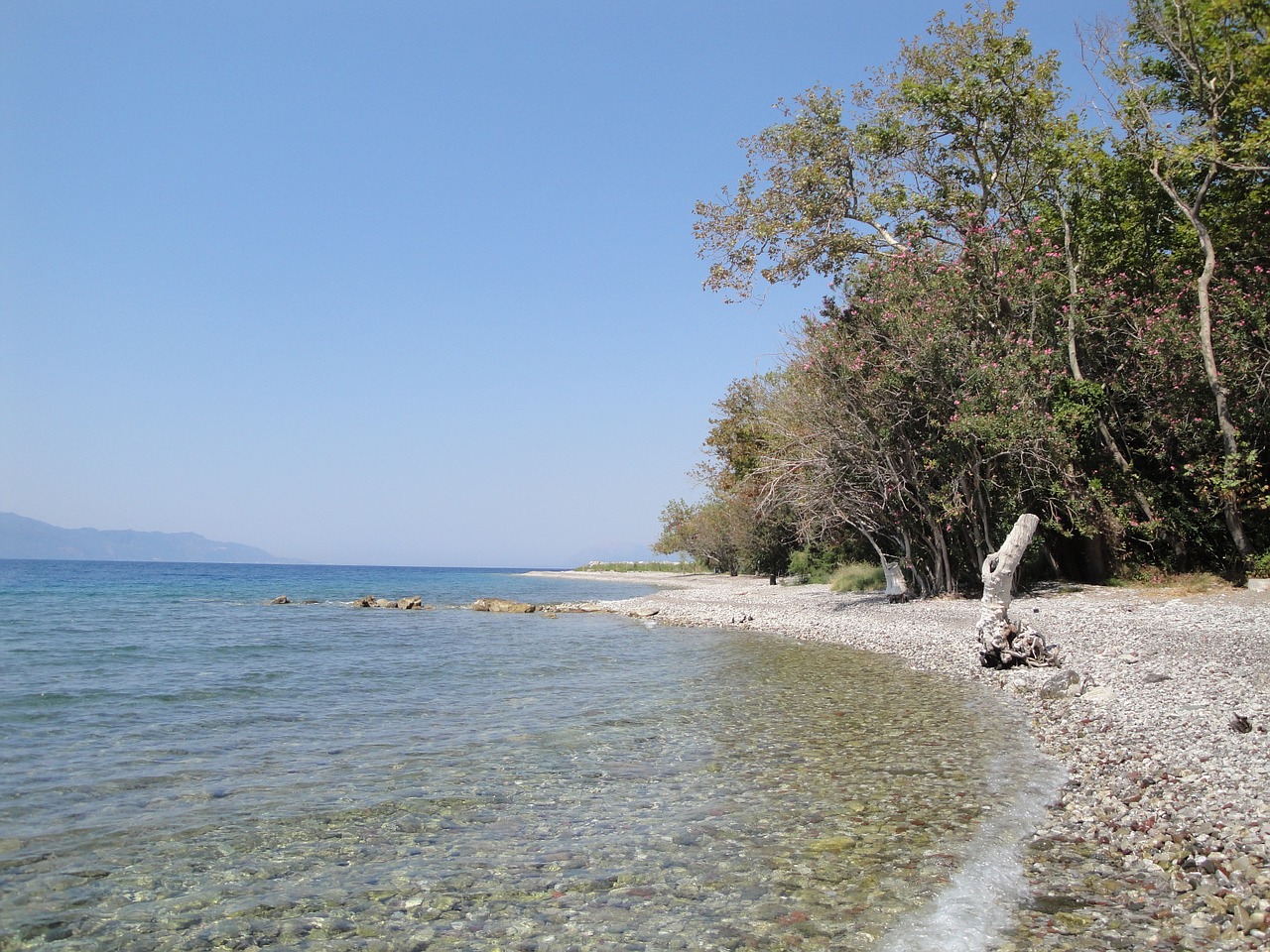 greece beach sea free photo