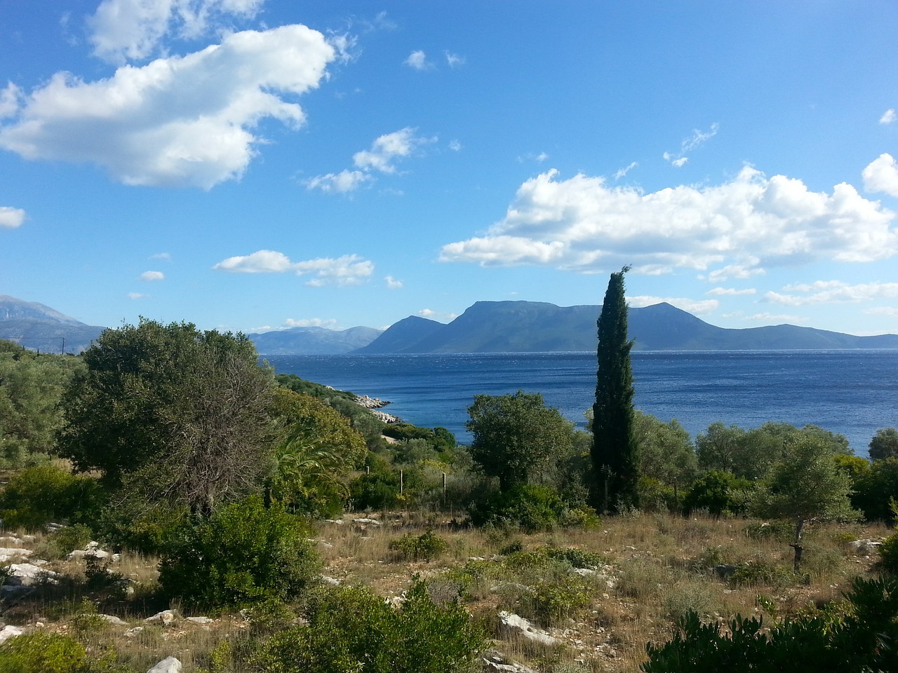 greece mediterranean island free photo